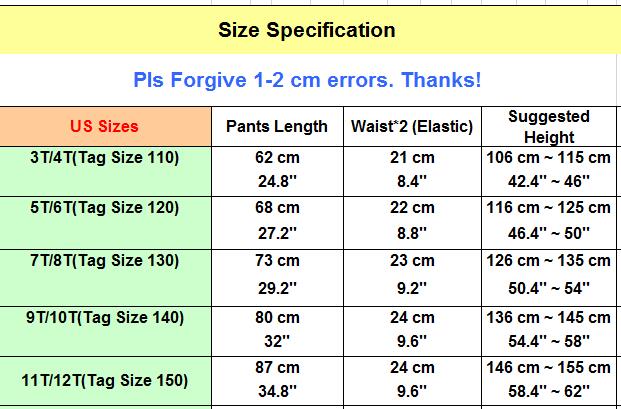 Please choose your girl's size correctly.