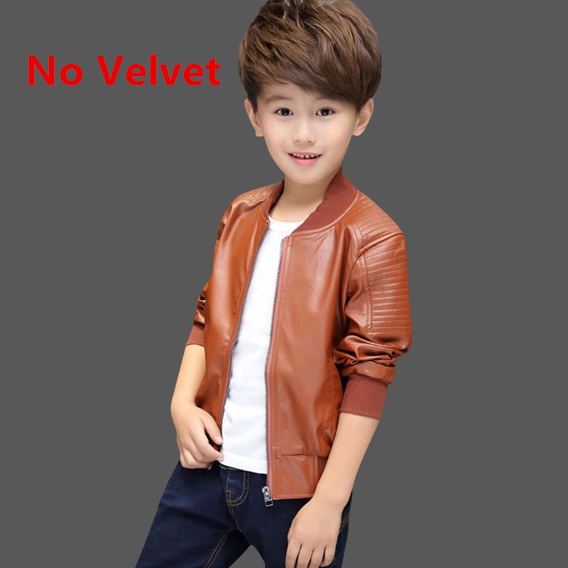 Kids PU Leather Jacket - Elevate style with durability. Versatile for all seasons. Order now for lasting comfort and fashion!