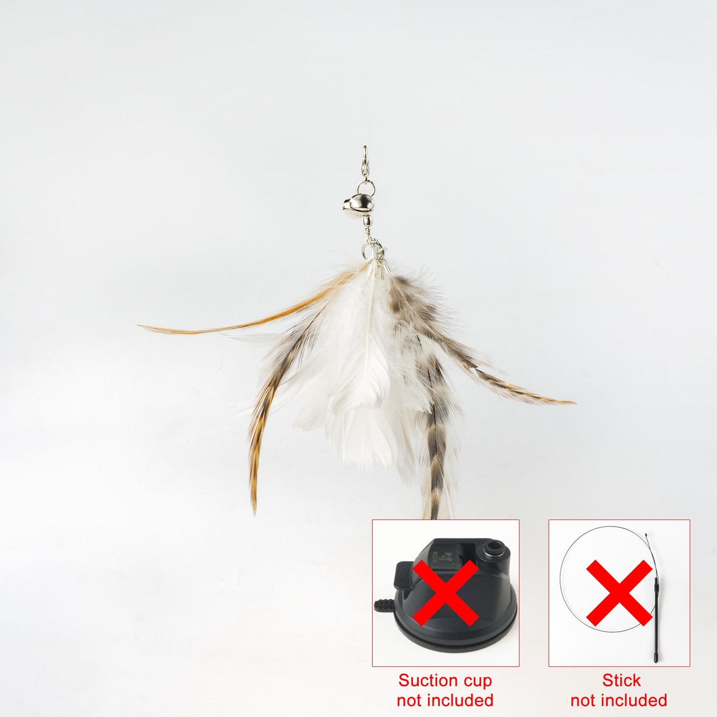 Hand-free Bird/Feather Cat Wand