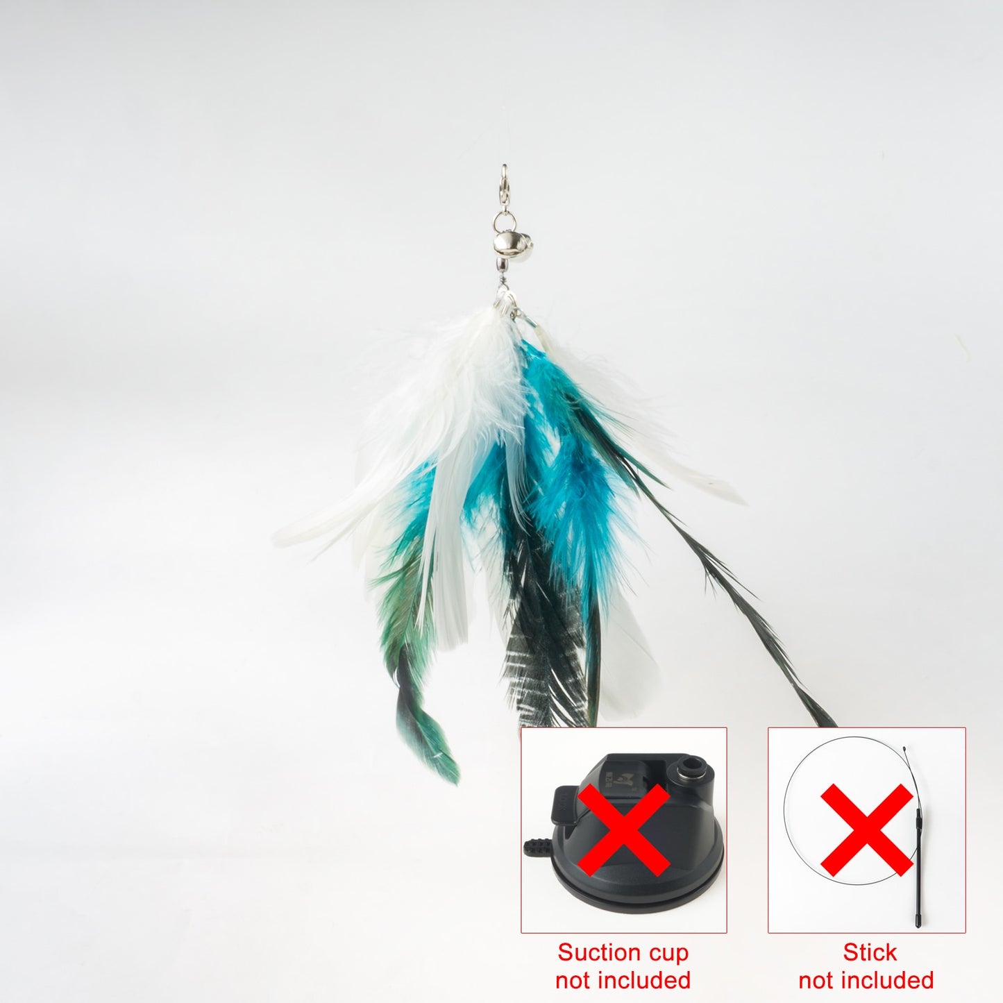 Hand-free Bird/Feather Cat Wand
