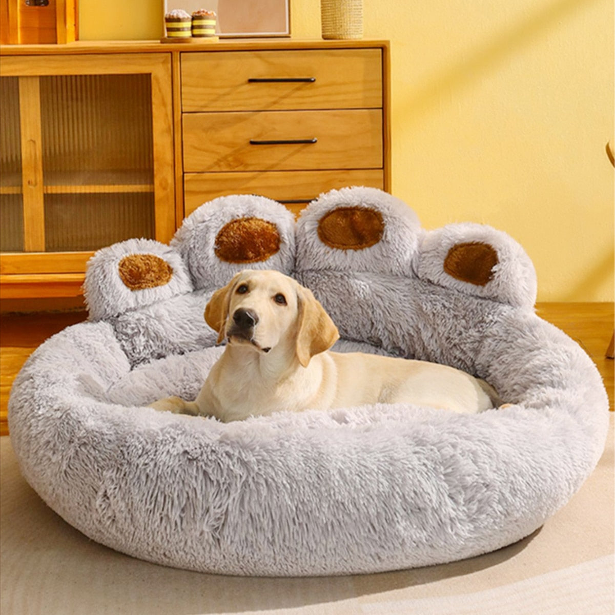 Pet Dog Warm Sofa Bed - Plush and Breathable - Ultimate Comfort for Dogs - Suitable for All Sizes - True Radiant Treasures - Indulge Your Pet in Luxury!