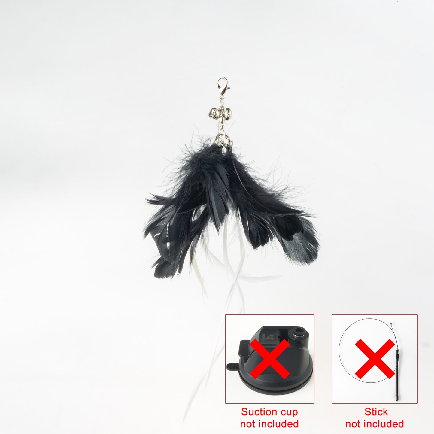 Hand-free Bird/Feather Cat Wand