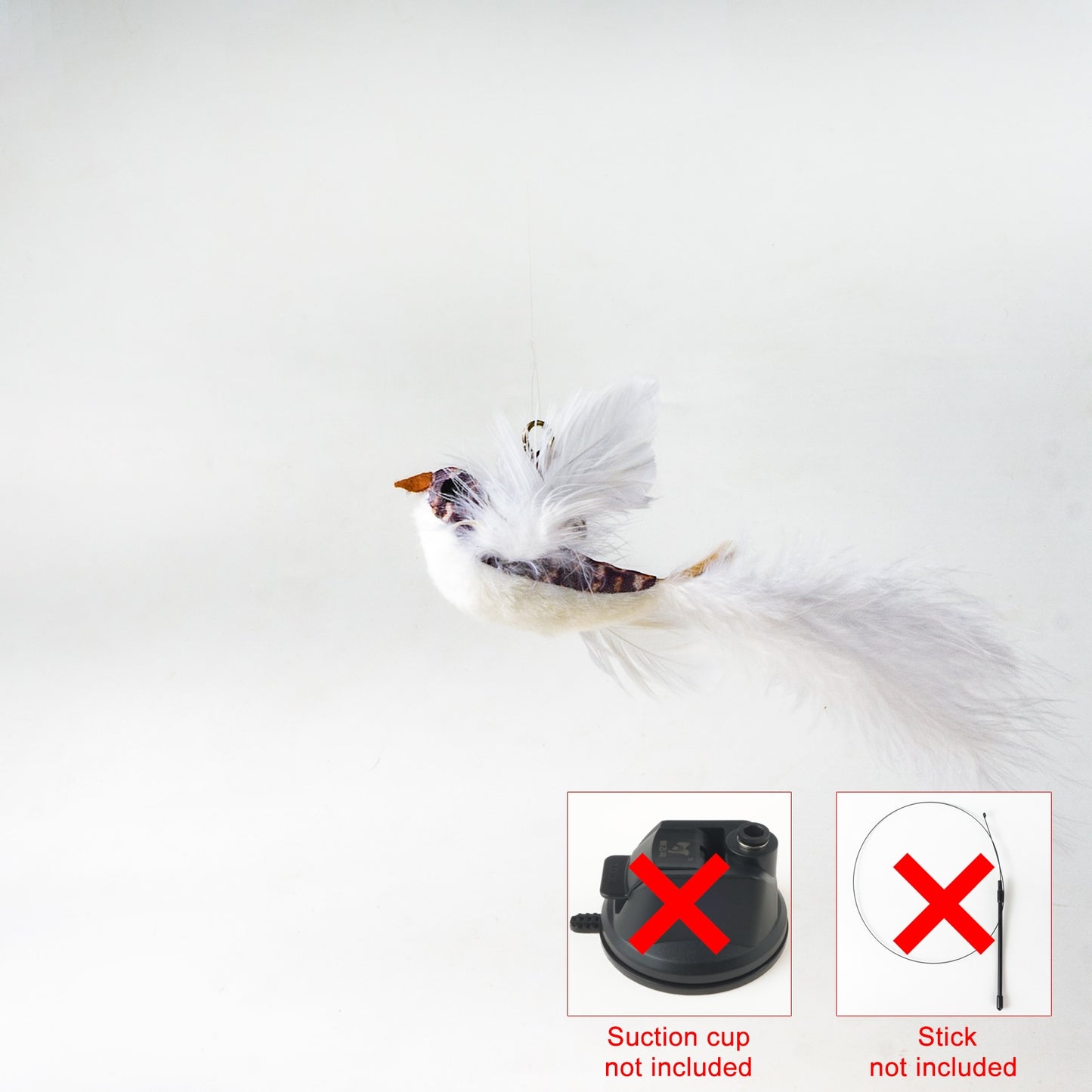 Hand-free Bird/Feather Cat Wand