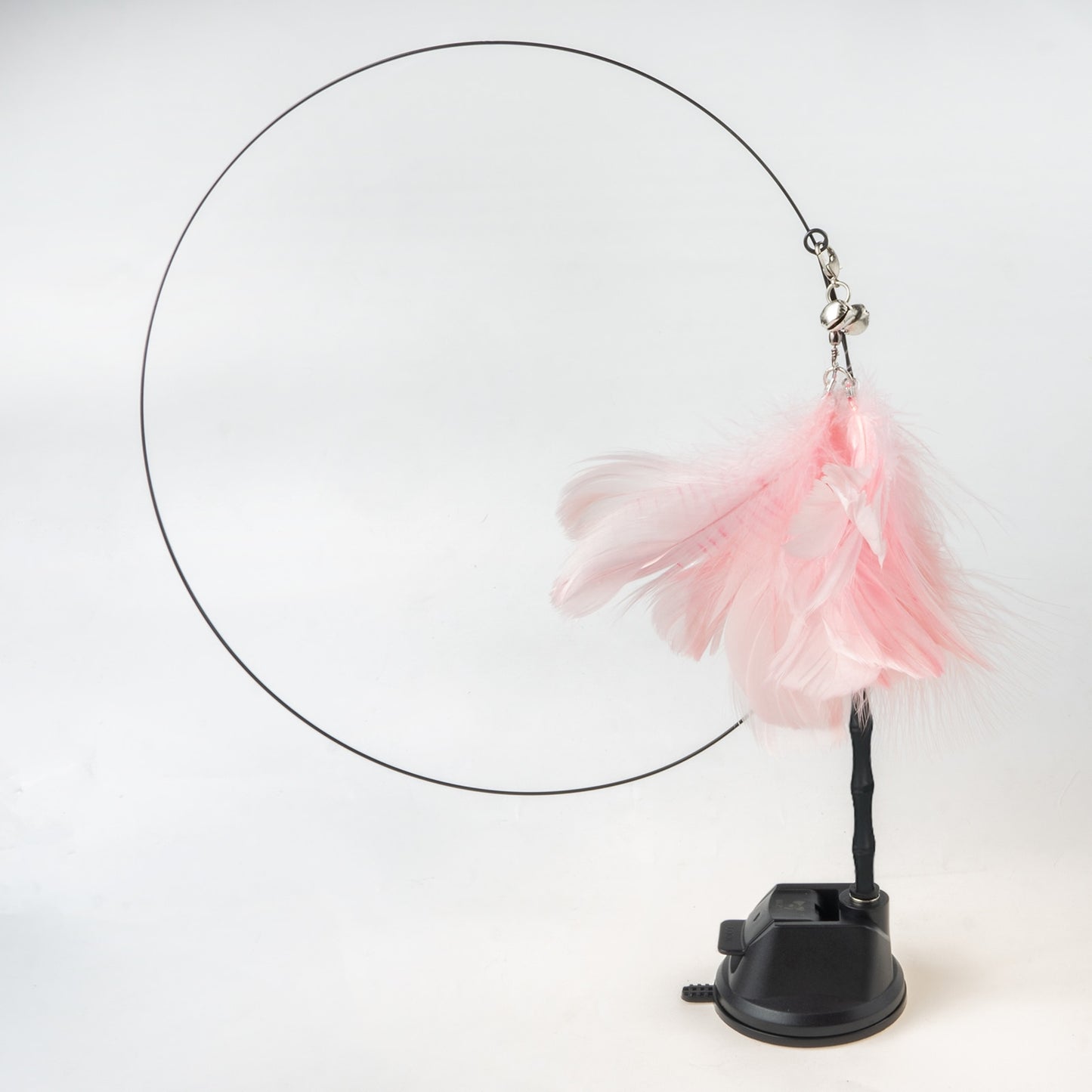Hand-Free Bird/Feather Cat Wand - Interactive Cat Toy - Powerful Suction Cup - Feathered Delights - Engage Your Cat - Keep Your Pet Active - Playtime Fun!