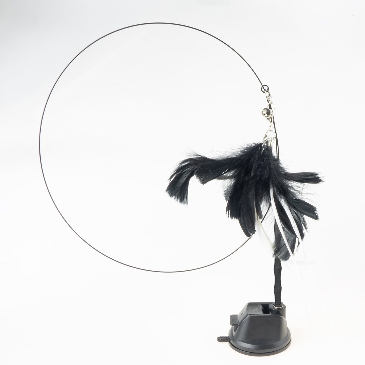Hand-Free Bird/Feather Cat Wand - Interactive Cat Toy - Powerful Suction Cup - Feathered Delights - Engage Your Cat - Keep Your Pet Active - Playtime Fun!