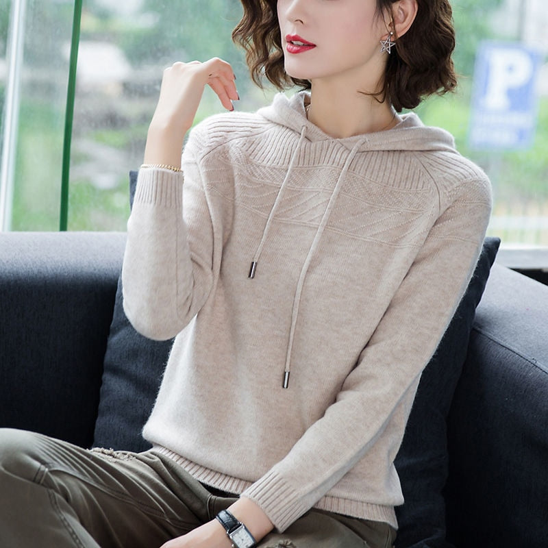 Stylish Pullover Sweater - Soft, Warm, Fashionable, All-Cotton Design, Polyester and Acrylic Blend