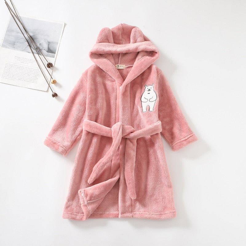 Kid's Bear Bathrobe