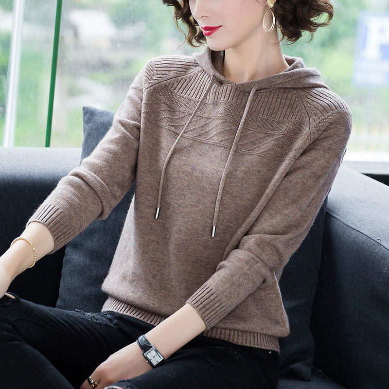 Stylish Pullover Sweater - Soft, Warm, Fashionable, All-Cotton Design, Polyester and Acrylic Blend