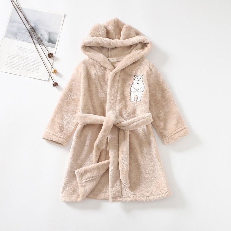 Kid's Bear Bathrobe