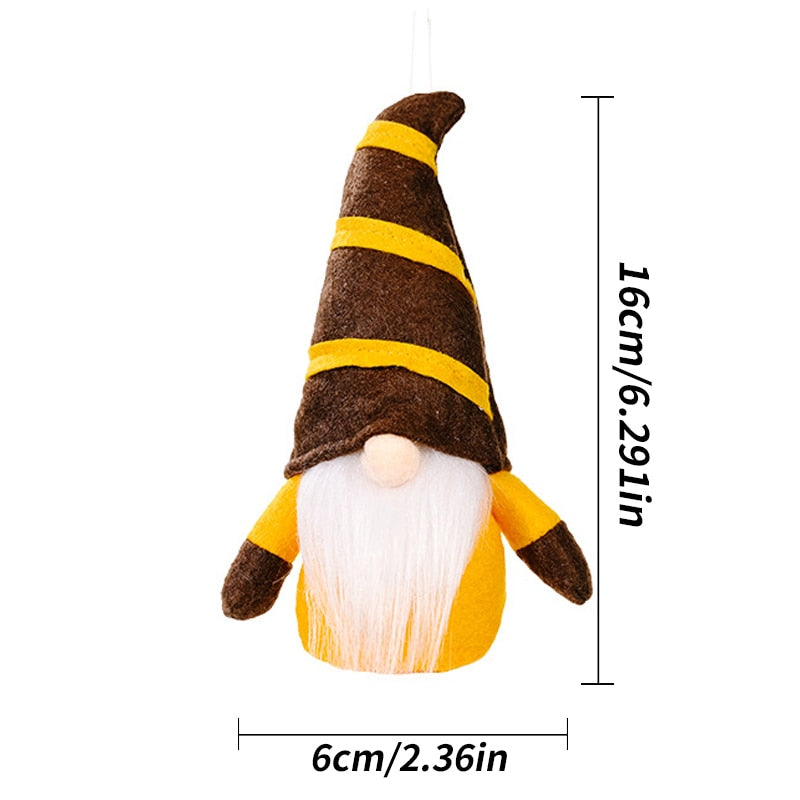 Fall Dwarf Plush Ornaments, charming home decor with unique design, perfect for living rooms or bedrooms, evoking a warm and inviting atmosphere.