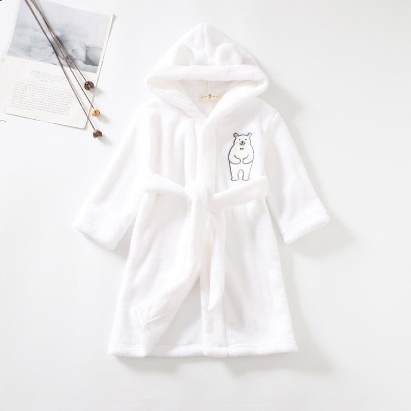 Kid's Bear Bathrobe