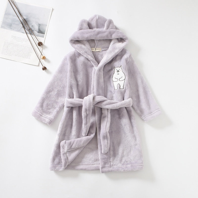 Kid's Bear Bathrobe