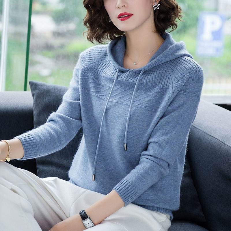 Stylish Pullover Sweater - Soft, Warm, Fashionable, All-Cotton Design, Polyester and Acrylic Blend