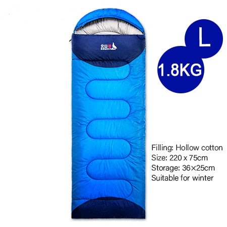 Durable and water-resistant Sleeping Bag with adjustable features, suitable for outdoor activities. Compact and portable design for easy storage.