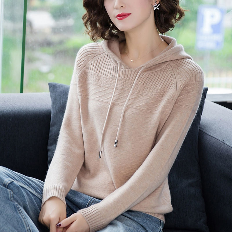 Stylish Pullover Sweater - Soft, Warm, Fashionable, All-Cotton Design, Polyester and Acrylic Blend