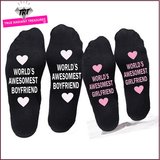 Socks Ankle Love Present - Unique couples' socks for all occasions and activities.