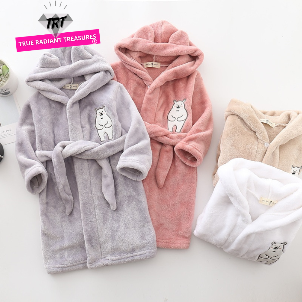 Kid's Bear Bathrobe