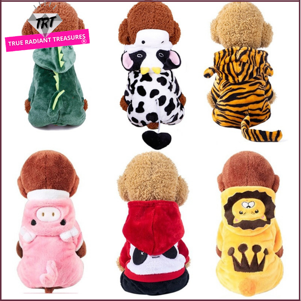 Image of Soft Warm Fleece Jumpsuit - Cozy and durable fleece material, available in different sizes and colors. Perfect for keeping your pet warm and comfortable during the fall and winter seasons.