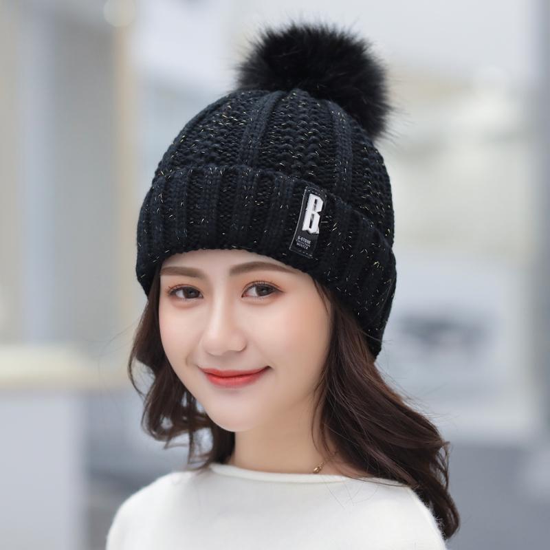 Knitted Scarf Hat Set - polyester material - warm and comfortable - various colors and sizes