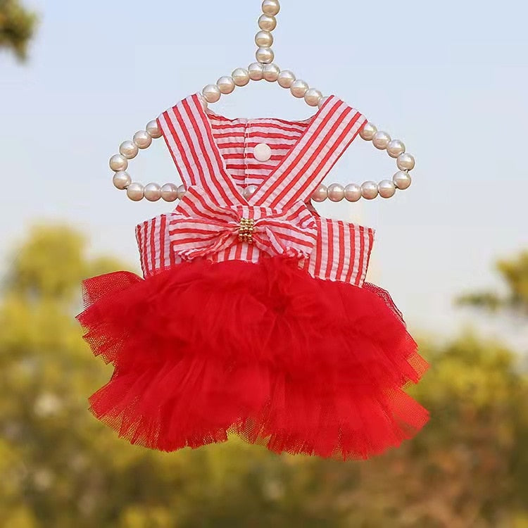 Pet's Summer Princess Dress - Comfortable and Stylish Dog Dress for Summer Adventures