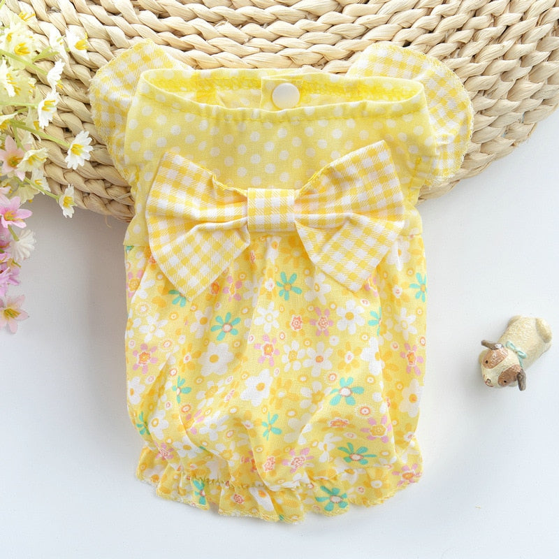 Pet's Summer Princess Dress - Comfortable and Stylish Dog Dress for Summer Adventures