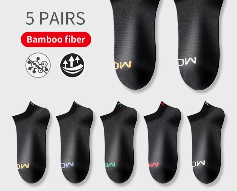 Men's Boat Socks - Maximum comfort and function - Natural bamboo fiber - Sweat-absorbent - Antibacterial technology - Breathable material for cool feet.