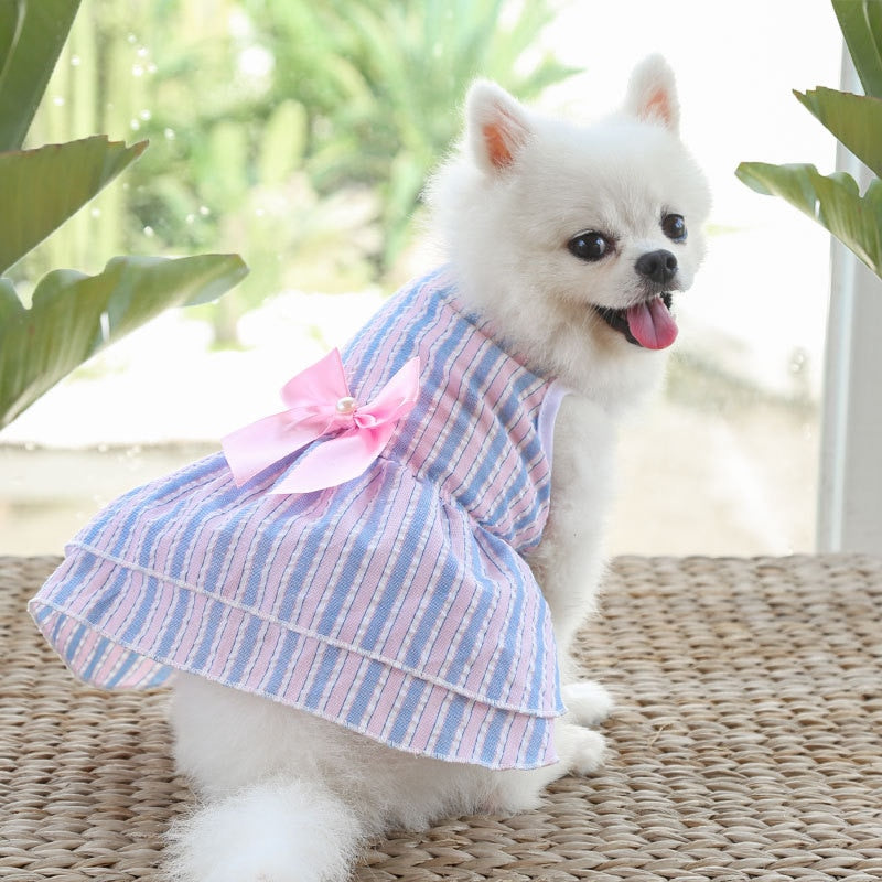 Pet's Summer Princess Dress - Comfortable and Stylish Dog Dress for Summer Adventures