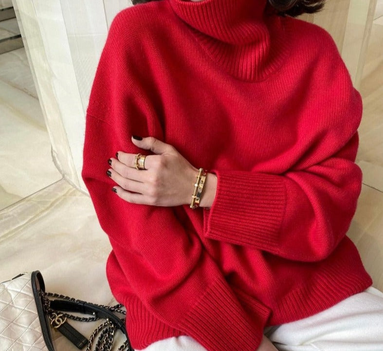 Elegant Turtle Neck Sweater | Stylish, Warm & Comfortable | Perfect for Cold Weather | Pair with Jeans & Boots