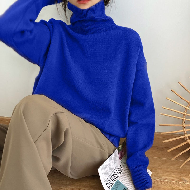 Elegant Turtle Neck Sweater | Stylish, Warm & Comfortable | Perfect for Cold Weather | Pair with Jeans & Boots