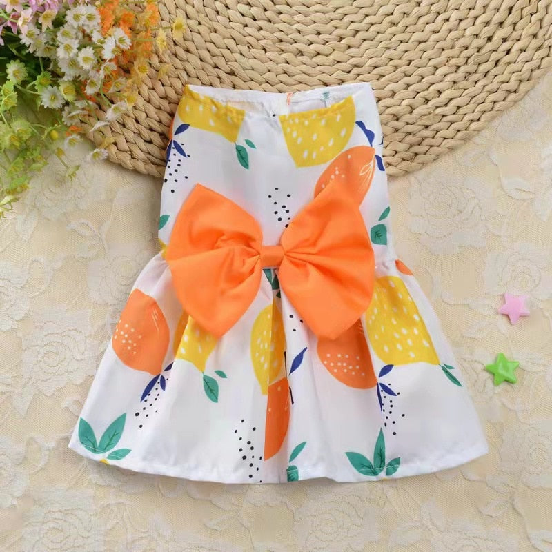 Pet's Summer Princess Dress - Comfortable and Stylish Dog Dress for Summer Adventures