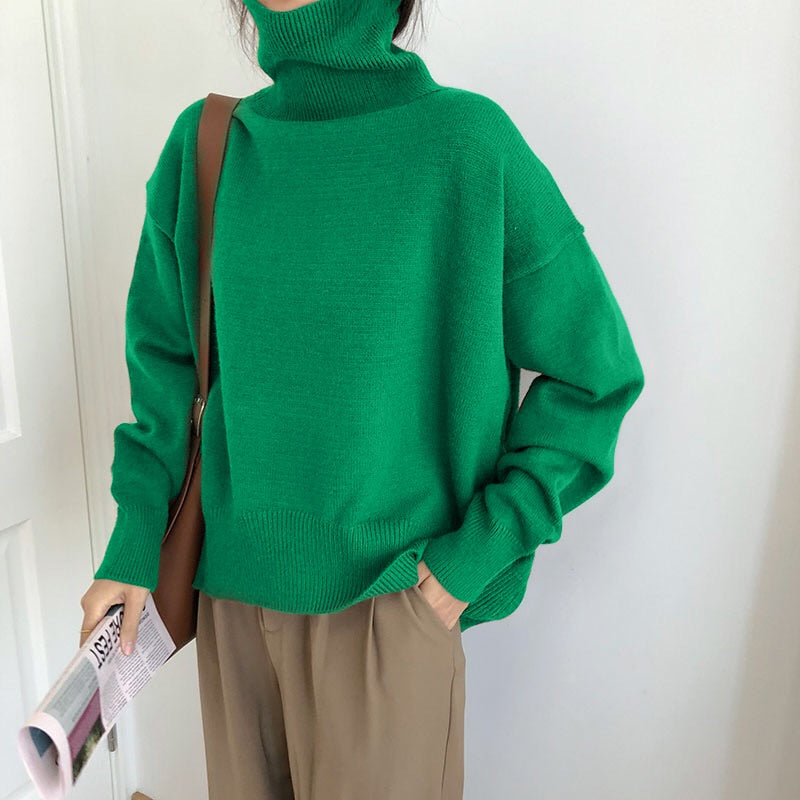 Elegant Turtle Neck Sweater | Stylish, Warm & Comfortable | Perfect for Cold Weather | Pair with Jeans & Boots