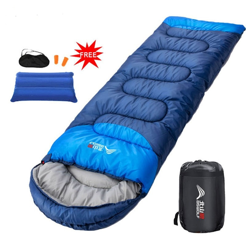 Durable and water-resistant Sleeping Bag with adjustable features, suitable for outdoor activities. Compact and portable design for easy storage.
