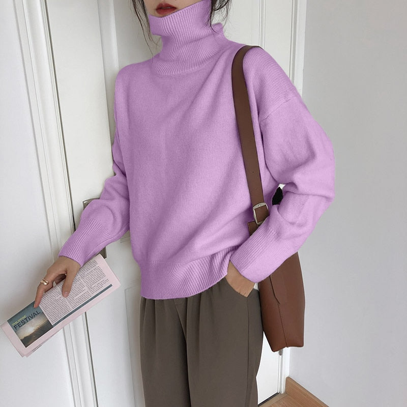 Elegant Turtle Neck Sweater | Stylish, Warm & Comfortable | Perfect for Cold Weather | Pair with Jeans & Boots