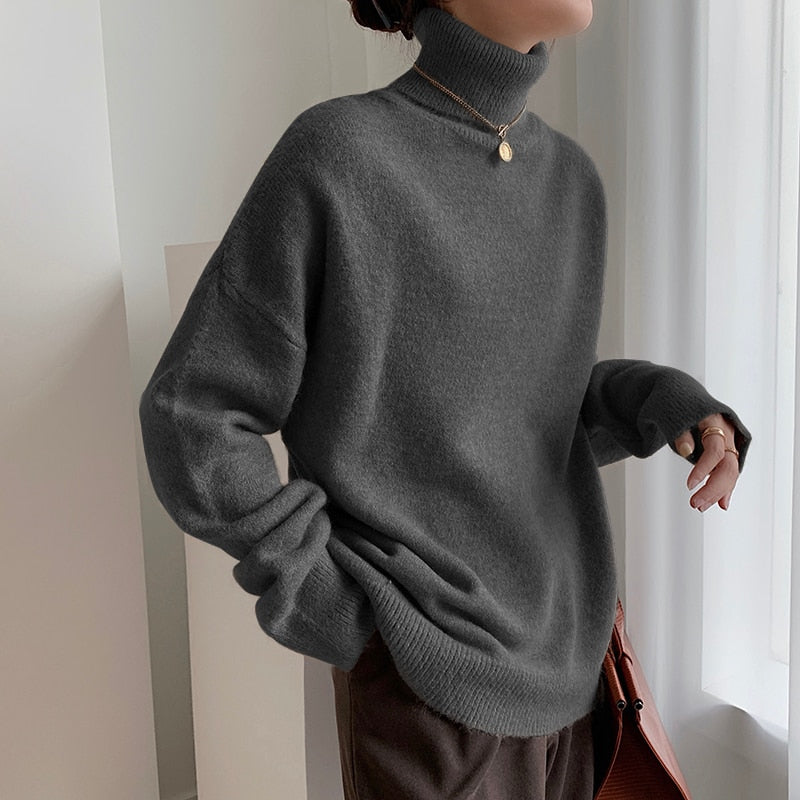 Elegant Turtle Neck Sweater | Stylish, Warm & Comfortable | Perfect for Cold Weather | Pair with Jeans & Boots
