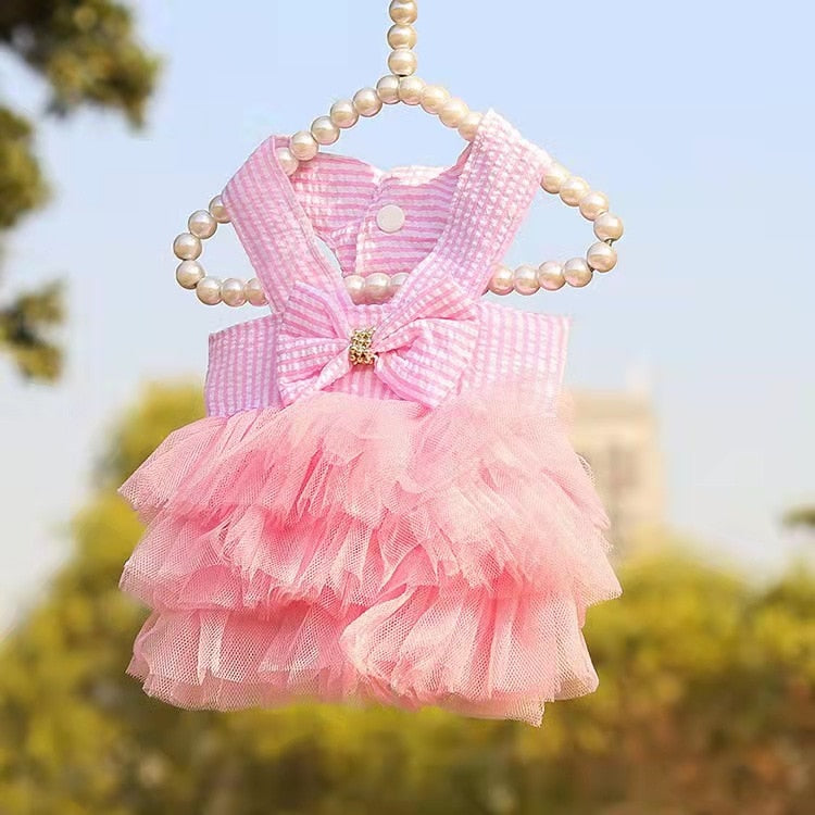 Pet's Summer Princess Dress - Comfortable and Stylish Dog Dress for Summer Adventures