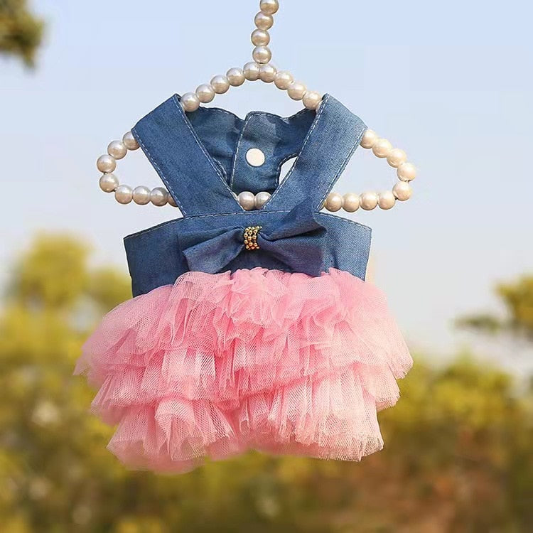 Pet's Summer Princess Dress - Comfortable and Stylish Dog Dress for Summer Adventures