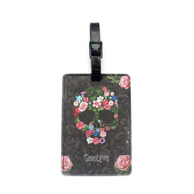 Durable and Stylish Luggage Tags - Detachable card for easy identification, choose from various colors and designs.