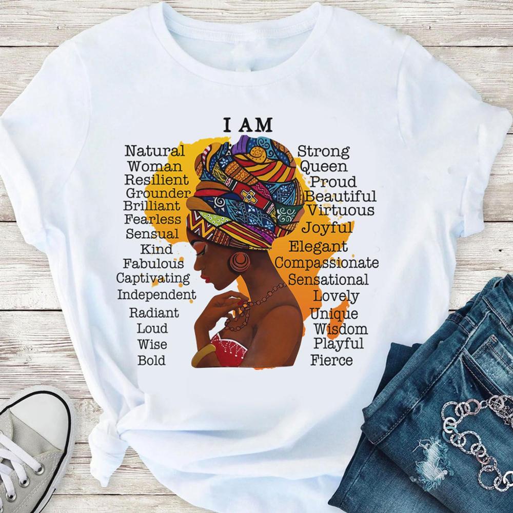 I am melanin queen graphic tees