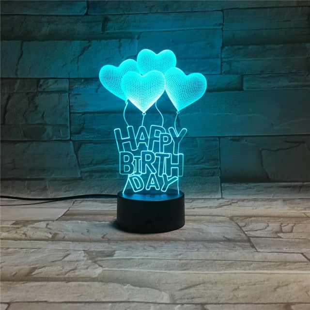 3D hologram heart light - A perfect gift for Valentine's Day, Mother's Day, and Christmas. Also, an elegant room decoration to uplift your mood