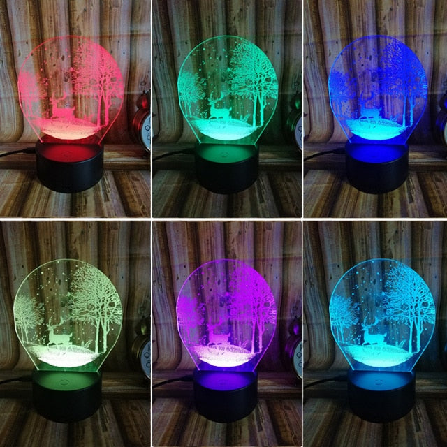 3D hologram heart light - A perfect gift for Valentine's Day, Mother's Day, and Christmas. Also, an elegant room decoration to uplift your mood