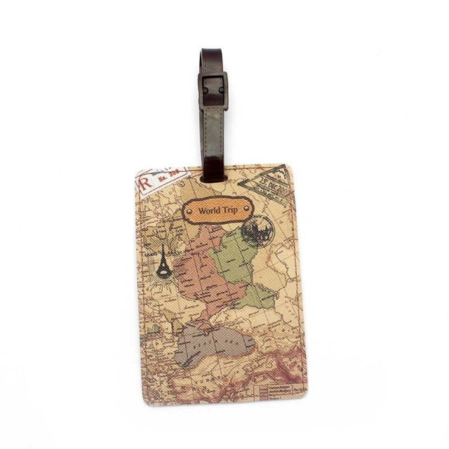 Durable and Stylish Luggage Tags - Detachable card for easy identification, choose from various colors and designs.