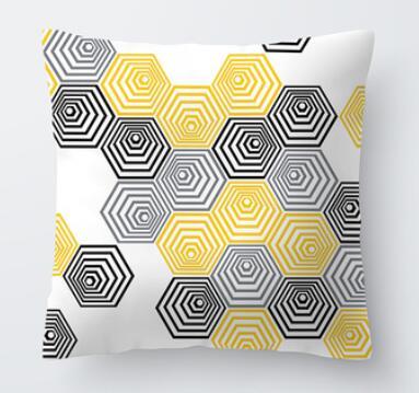 Adorable Summer Pillow Cover Set with squishy pompoms, vibrant colors, and summery patterns.