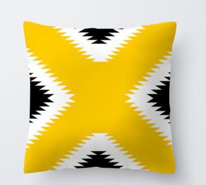 Adorable Summer Pillow Cover Set with squishy pompoms, vibrant colors, and summery patterns.