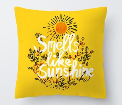 Adorable Summer Pillow Cover Set with squishy pompoms, vibrant colors, and summery patterns.