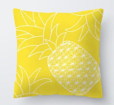 Adorable Summer Pillow Cover Set with squishy pompoms, vibrant colors, and summery patterns.