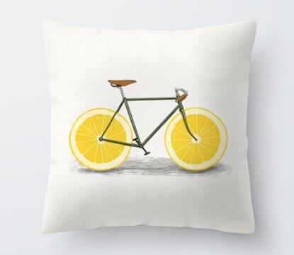 Adorable Summer Pillow Cover Set with squishy pompoms, vibrant colors, and summery patterns.