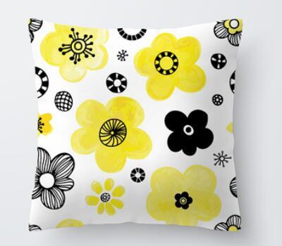 Adorable Summer Pillow Cover Set with squishy pompoms, vibrant colors, and summery patterns.