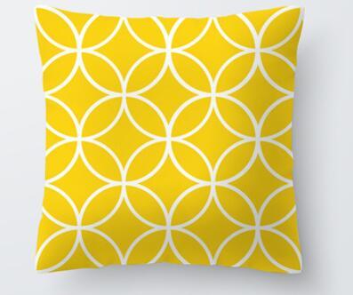 Adorable Summer Pillow Cover Set with squishy pompoms, vibrant colors, and summery patterns.